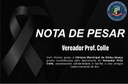 LUTO OFICIAL PELO FALECIMENTO DO VEREADOR PROF. COLLE
