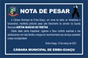 NOTA DE PESAR NOTA DE PESAR