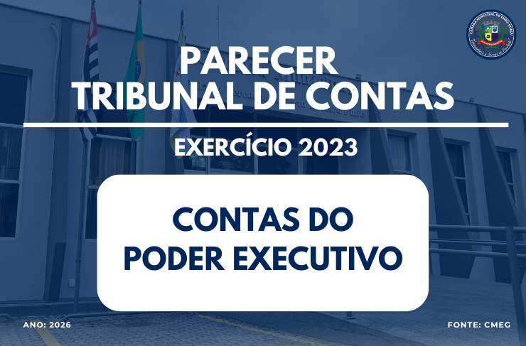PARECER DE CONTAS | EXECUTIVO 2023