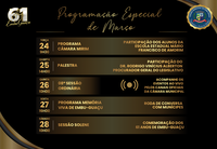 PROGRAMAÇÃO ESPECIAL DE MARÇO