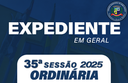 35ª Sessão Ordinária